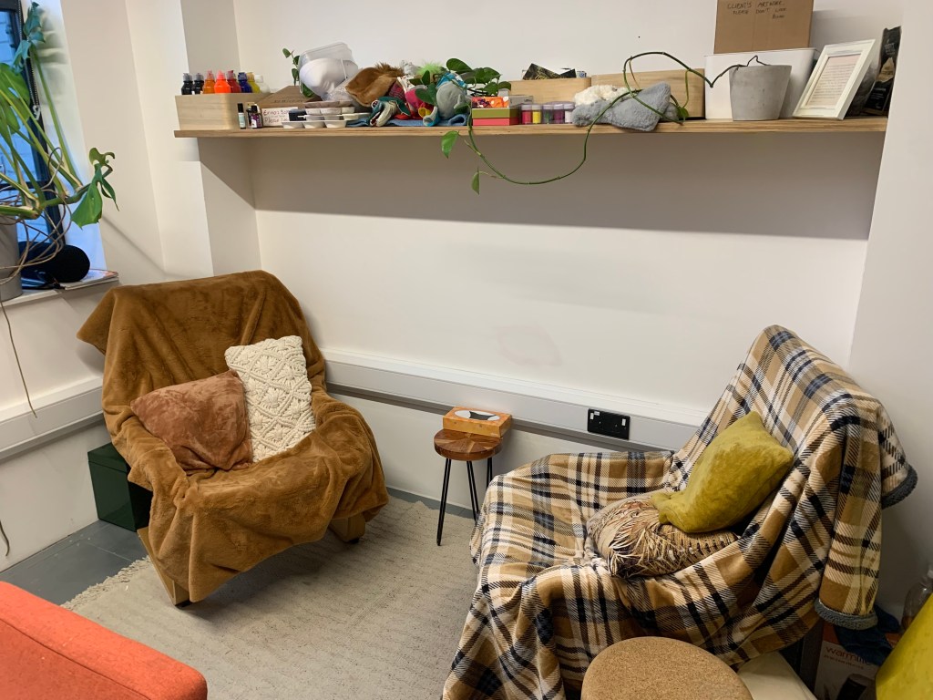 View of Art therapy room